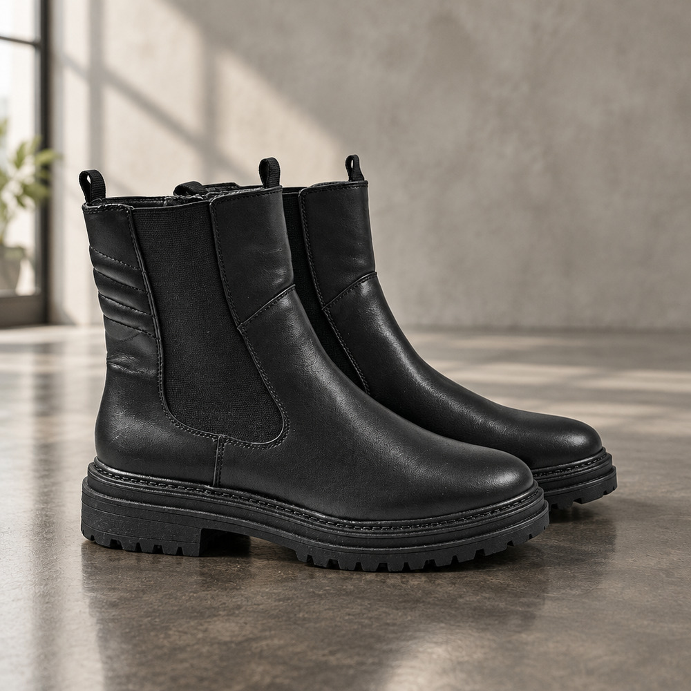 NWT A New Day Lug Sole Memory Foam Chelsea Boots Size 9.5